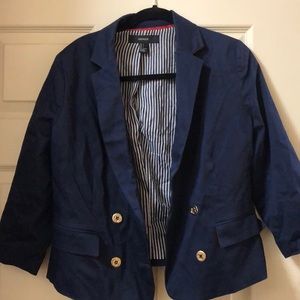 Forever 21 Navy 3\4 sleeve blazer